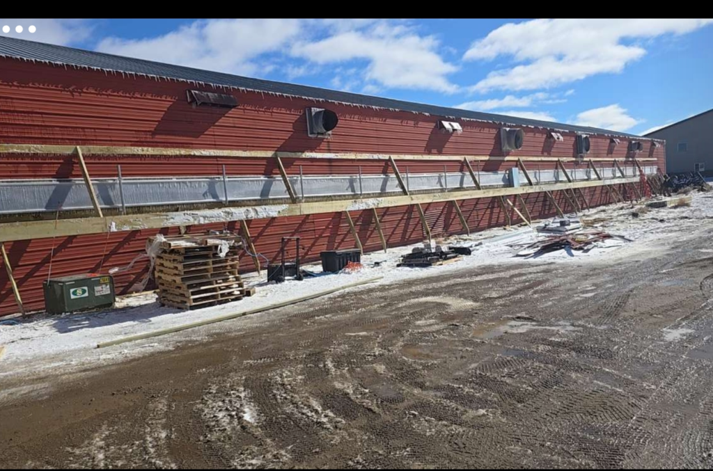 Extension To Protect Cows From The Rain and Snow
Installed by Resilient Ag